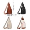 Retro Bag For Women Lightweight And Wear-resistant PU Chest Bag With Large Capacity Womens Chest Bag