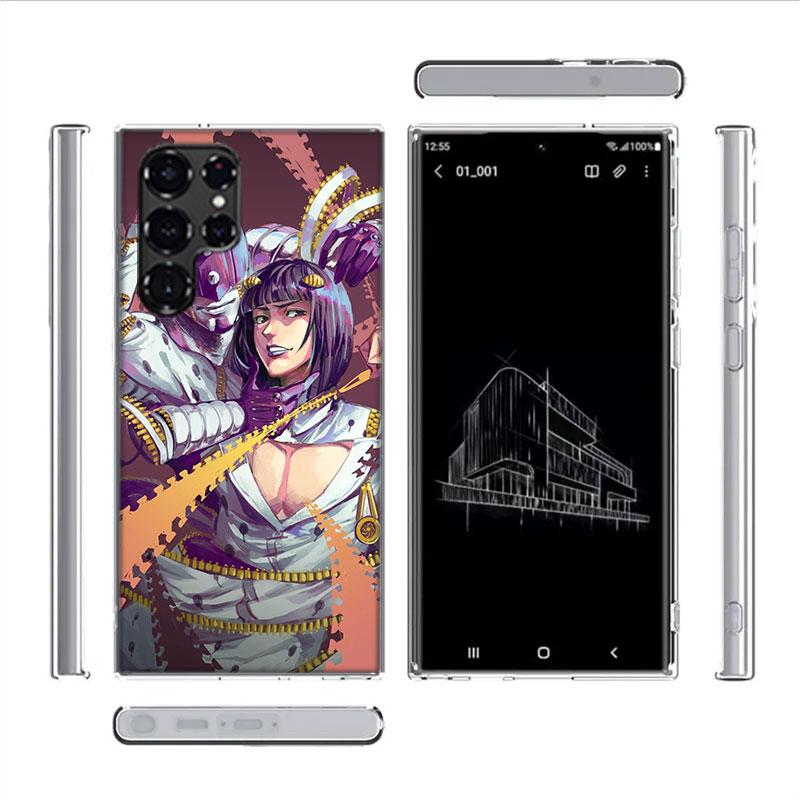 JoJo Kira Yoshikage Killer Queen Cases Phone Case for Samsung Galaxy S26 Ultra S25 Edge S24 S23 FE S21 Plus S20 S22 S10 Cover TP