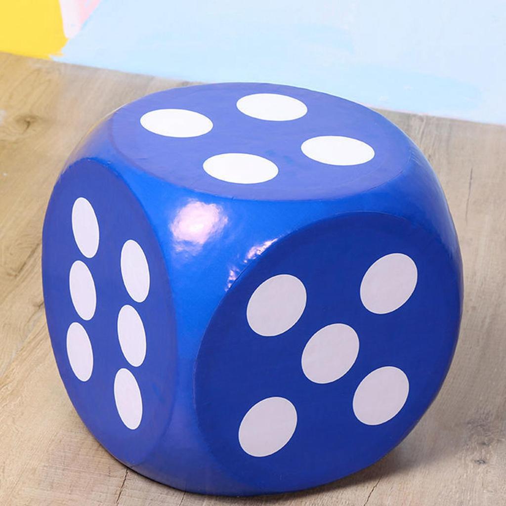 Dado D6 Grande in Schiuma Morbida per Gioco, 30cm Materiale Didattico Giochi da Tavolo per Team Building Aula Bomboniere per Feste,
