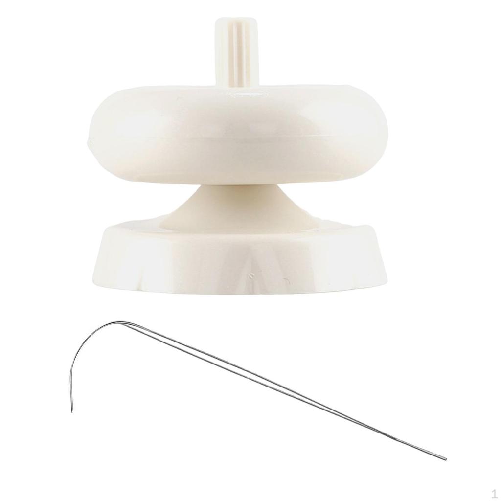 Bead Stringer Manuelle Rotation Perlenschale mit Stiften Aufreihwerkzeug Perlen