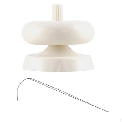 Bead Stringer Manual Rotation Beading Bowl with Pins Stringing Tool Beads