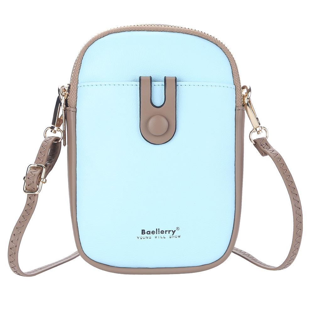 Women s bag multi-functional vertical mobile phone bag Japanese casual version shoulder bag small satchel one size синий 1790₽