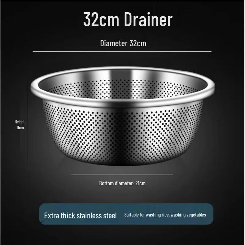 Dedelai 304 Stainless Steel Kitchen Basins & Colanders