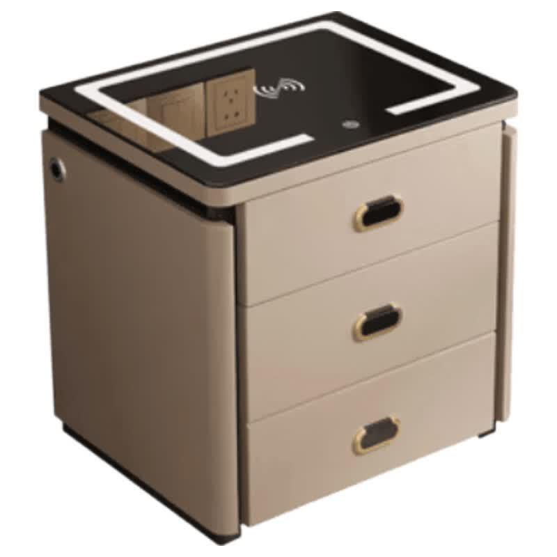 Tiger Fingerprint Password Bedside Safe
