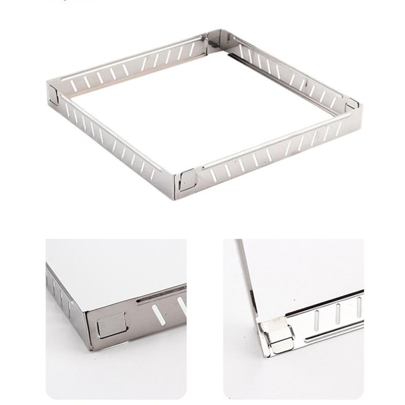 Kassettenkocher Windschutz Edelstahl Tragbar Leicht Winddicht Campingkocher Windschutz