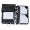 4Pcs/set Compression Packing Cubes Travel Storage Bag Portable Luggage Suitcase Organizer Set Extensible Packing Mesh Bags for Clothing Underwear