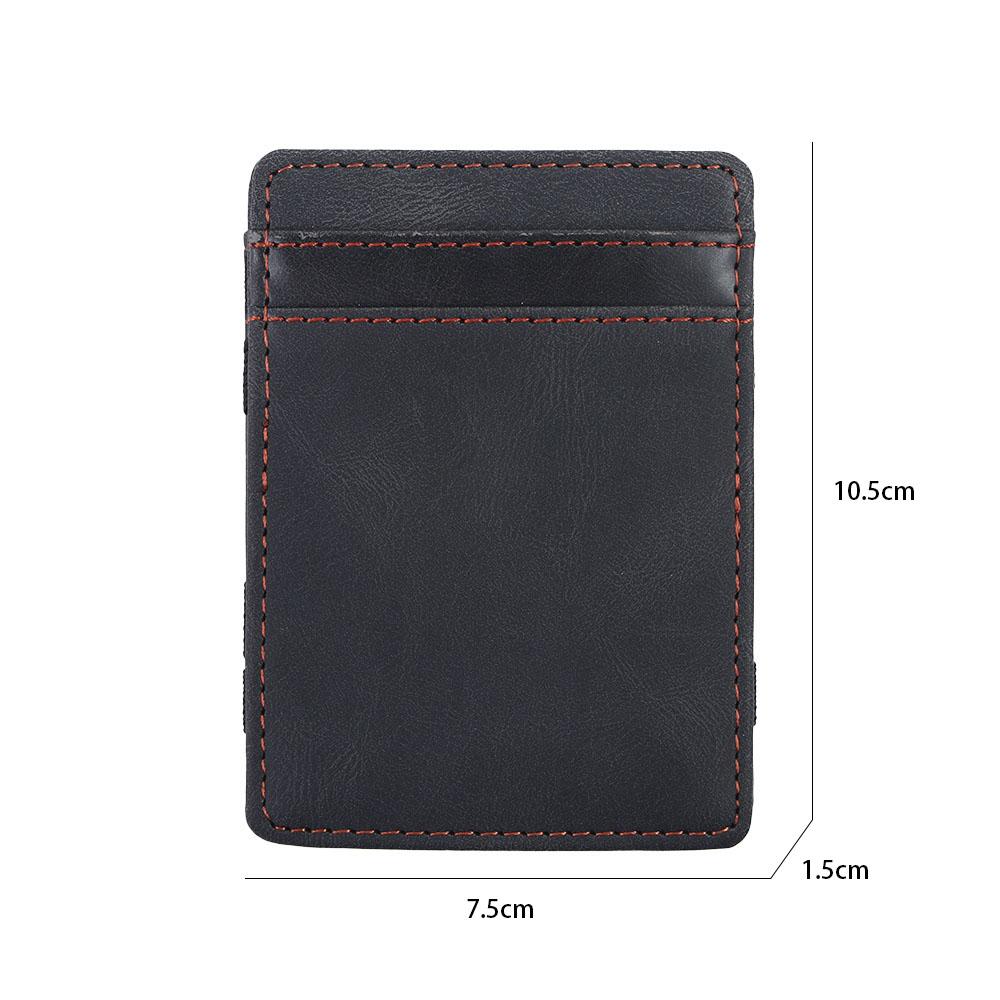 ID Card Case Men With Ribborn Gift Card Cover Cash Clip Magic Wallet Money Clips Mini Coin Purse