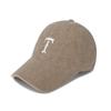 VERUTUM Initial Western Logo Pigment Ballcap Beige Hw Bc242p