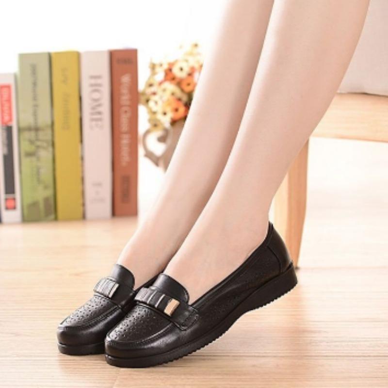 WTEMPO Туфли из мягкой кожи для пожилых людей среднего возраста ...