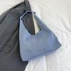 Denim Hobo Bag for Women with Oversized Design and Simple Style
