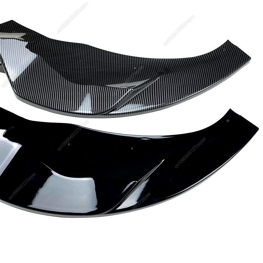 Car Front Bumper Lip Splitter For BMW X3 G01 X4 G02 M40i M40d M-Pack M-Sport 2017-2021 Black Spoiler Diffuser Body Kit Tuning