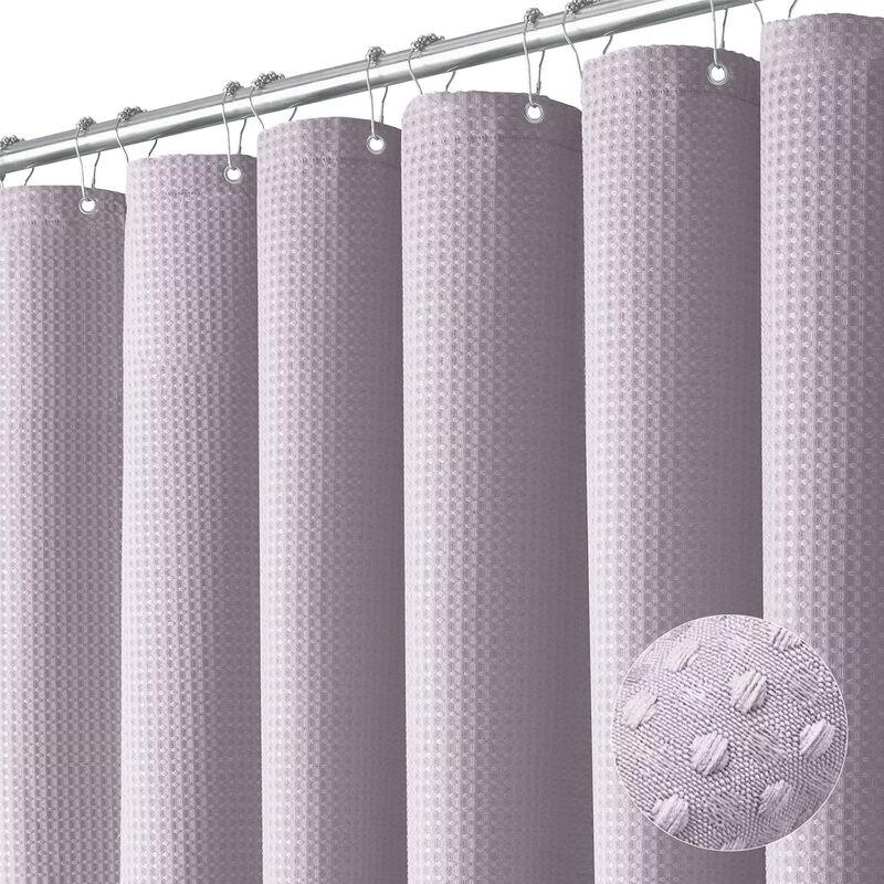 Handun Waffle Weave Shower Curtain