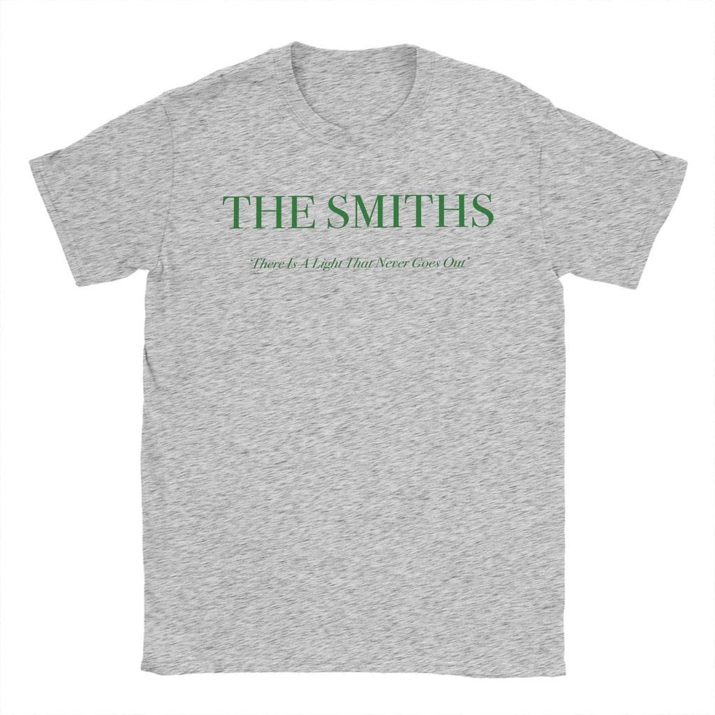 The Smiths There Is A Light That Never Goes Out T-Shirts Men Morrissey Tour 2025 Amazing Cotton Tee Shirt Short Sleeve Clothes