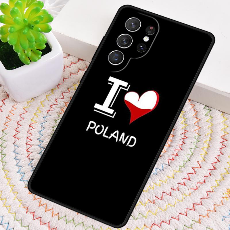Polen Polnische Flagge TPU Handyhülle Für Samsung Galaxy note 10 pro S26 S25 S24 S23 S22 Ultra Plus S21 FE S20 Stoßfeste Hülle