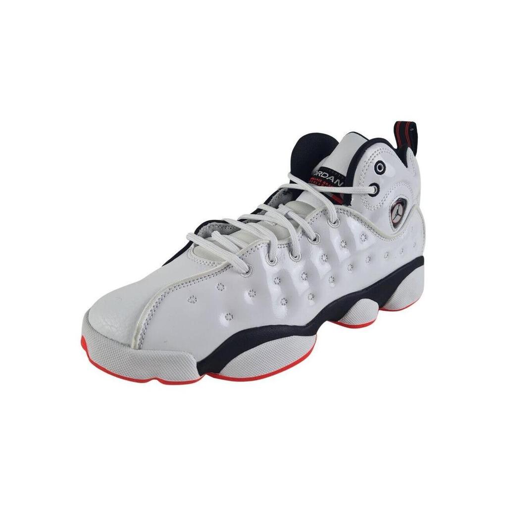 Jordan Jumpman Team II Slip Resistant Cushioning Mid top Children's Basketball Shoes Black White Teenagers 820273-106