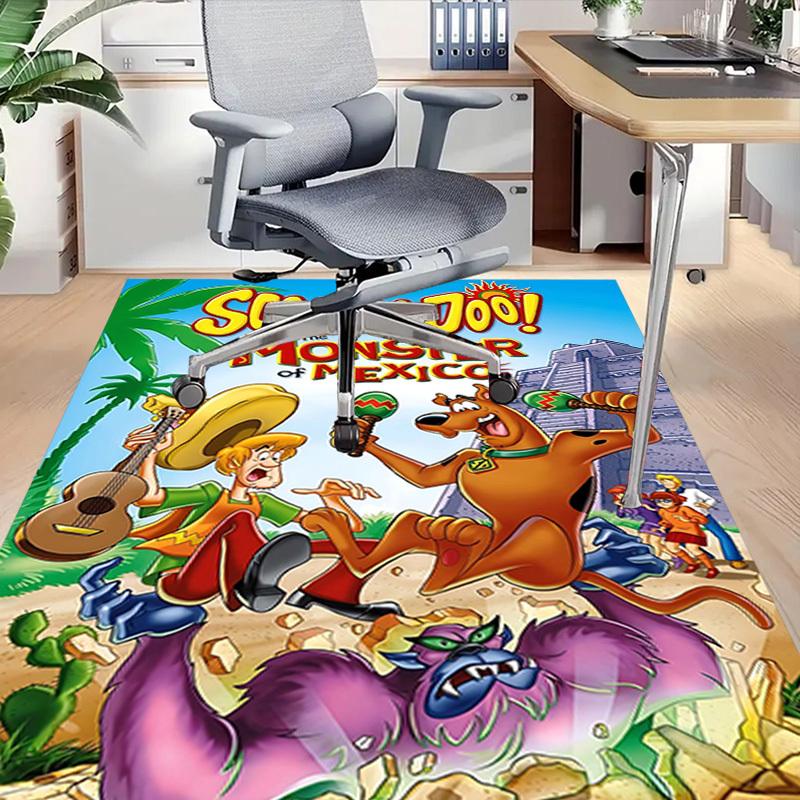 1pz Scooby-Doo Messico Extra Large Tappeto Antiscivolo per Pavimento, Ufficio, Famiglia, Camera da Letto, Studio - Tappeto di Grandi Dimensioni Tappeti da Interno1168A