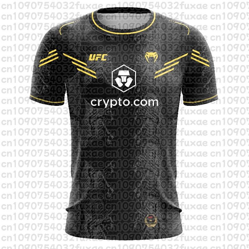 

Лето 2025 Новинка Горячая Распродажа Мужская Футболка UFC для Бокса и Боев, Конкурентная, Повседневная, Дышащая, Модная, Быстросохнущая, С коротким рукавом XXS