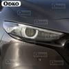 2Pcs Car Headlight Protective Film Front Light Transparent Smoked Black TPU Sticker For Mazda 3 BP    Accessories