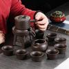High Quality Ceramic Lazy Man Style Automatic Rotating Insulation Tea Set Suitable for Home Making