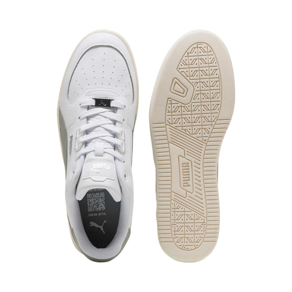 PUMA Caven 2.0 Abrasion Resistant Lightweight Low top Skateboard Shoes Unisex White 395016-14