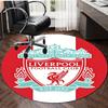 1pc L-Liverpool  Print Round Carpet Chair Round Carpet Suitable for Bedroom Living Room Home Decorative Carpet