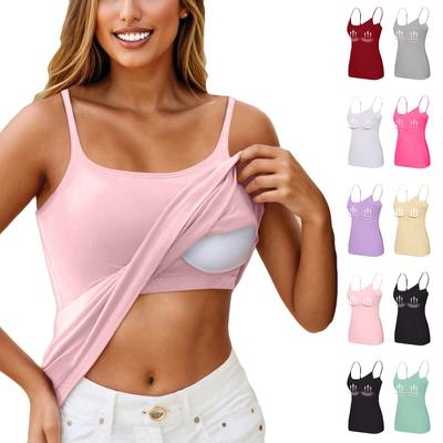 Women's Camisole With Bottom And Chest Pad  Sexy Oversized Underwear With Chest Pad