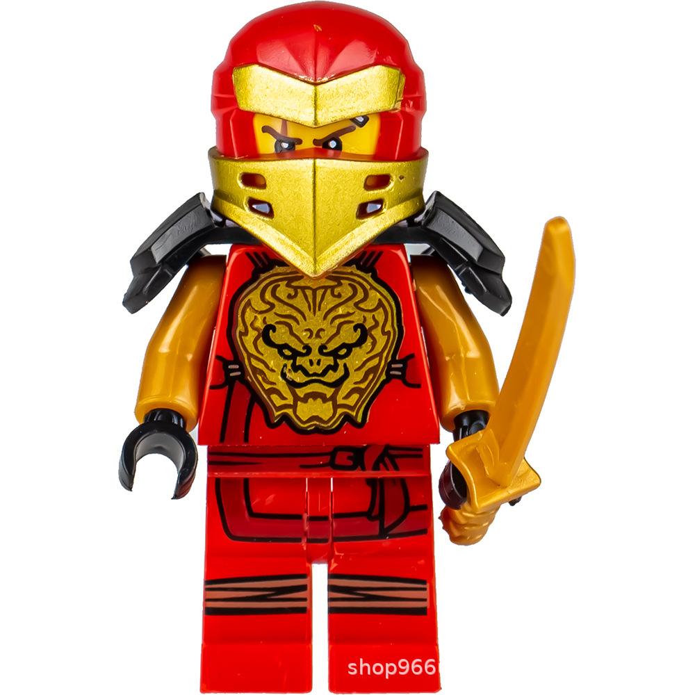 Ninja Warrior Superhero Doll With Weapon Single Building Block Assembly Toy