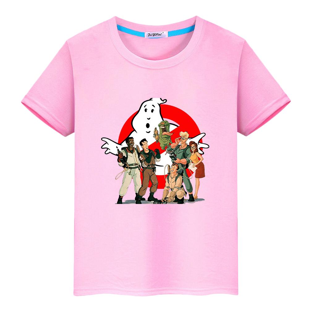 Ghostbusterst Anime krátké tričko pro děti chlapec 10let Kawaii potisk 100% bavlna pride tričko y2k oblečení pro batolata a dívky dětské oblečení