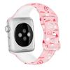Sport Strap for Apple Watch Series 10 42mm/9 8 7 41mm/SE (2023) SE (2022) SE 6 5 4 40mm/3 2 1 38mm Silicone Pattern Watch Band