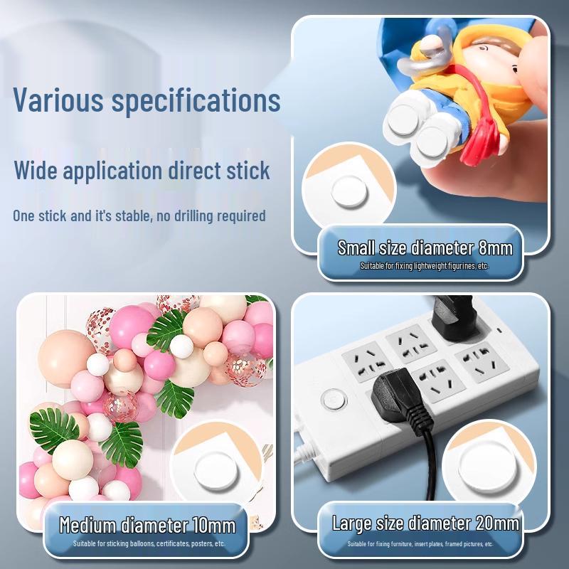 In-Stock Transparent Traceless Car Ornament Glue: Nano Acrylic Double-Sided High Viscosity Tape for Kids' Crafts