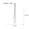 Elegant Vintage-Style Full Diamond Tassel Brooch: Long Tassel Shoulder Pin for Annual Meeting Coat Accessory