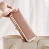 Anti-lost Design PU Leather Jewelry Storage Bag Women's Cosmetic Bag  Bracelet Display Pouch