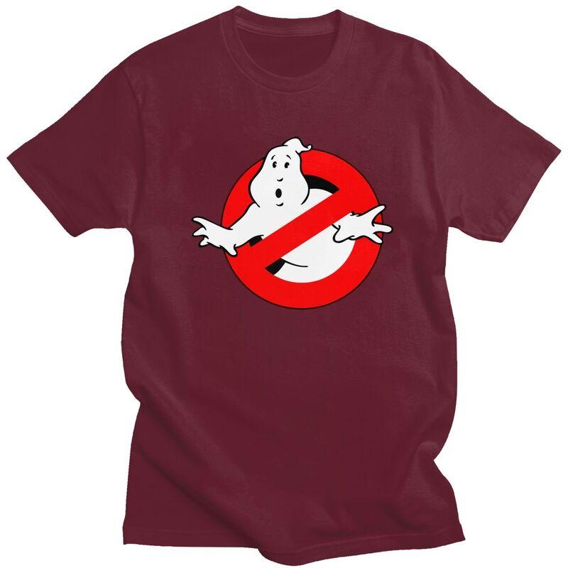 Custom Ghostbusters T Shirts Unisex Short-Sleeve Supernatural Ghost Movie T-shirts Casual Tee Tops 100% Cotton Slim Fit Tshirts