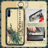 Elderly Lady Phone Holder Phone Case For OPPO Realme C3/C3i/Narz N10A Silicone Wristband Waterproof Shockproof Lanyard