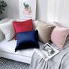 Dutch Velvet Nordic Ins Style Pillowcase Solid Color Tatami Sofa Pillowcase Fur Ball Waist Cushion Pillow Without Core