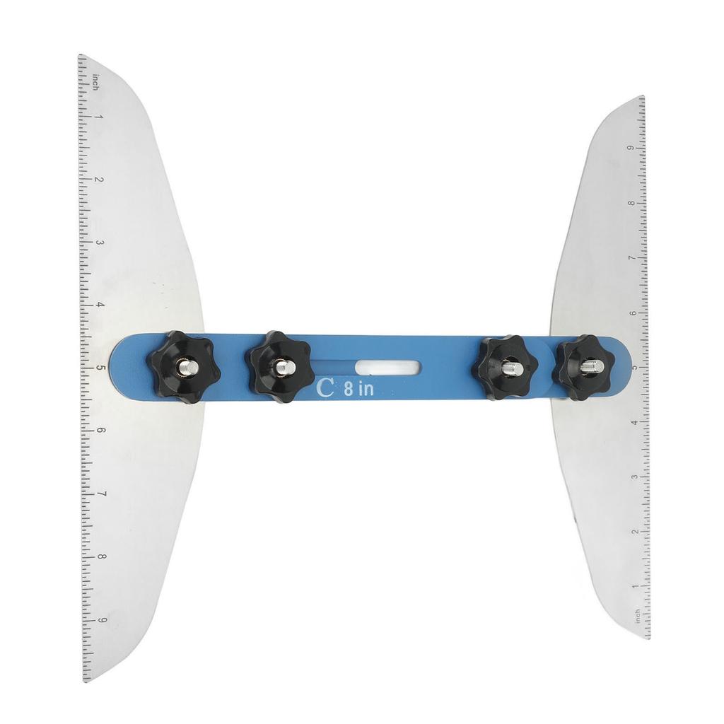 Stair Tread Template Tool Kit Multifunction Aluminium Alloy Stair Measuring Tool for Risers