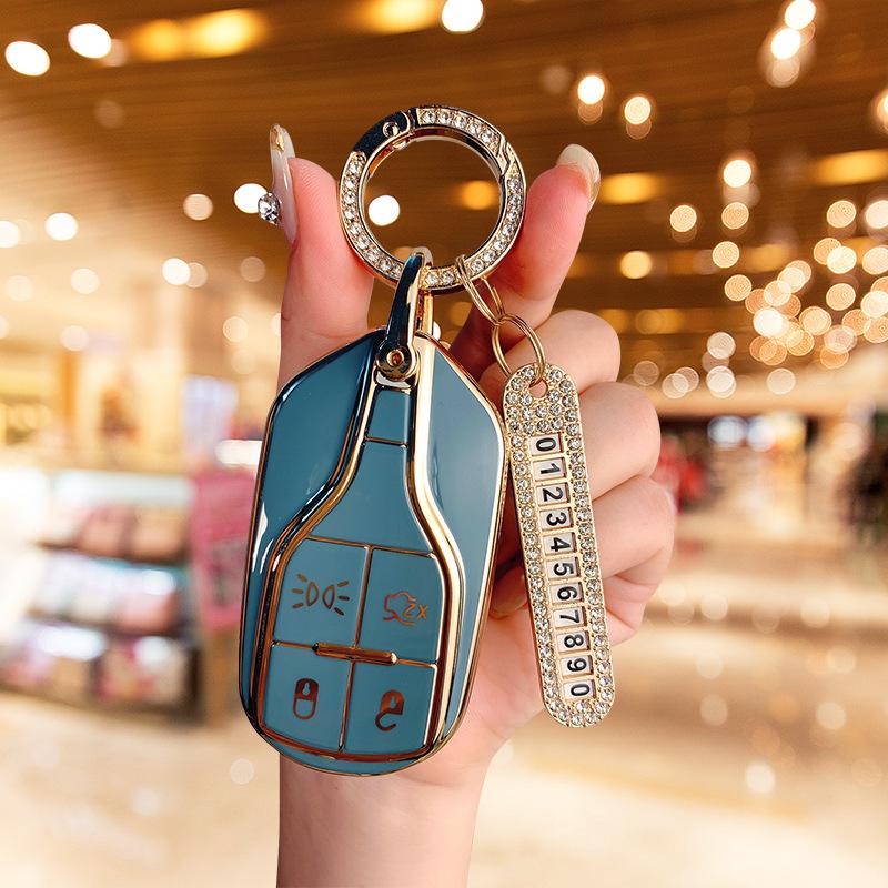 Applicable To the New Maserati Key Cover President Levante All-inclusive Protective Case Geberit Buckle Bag