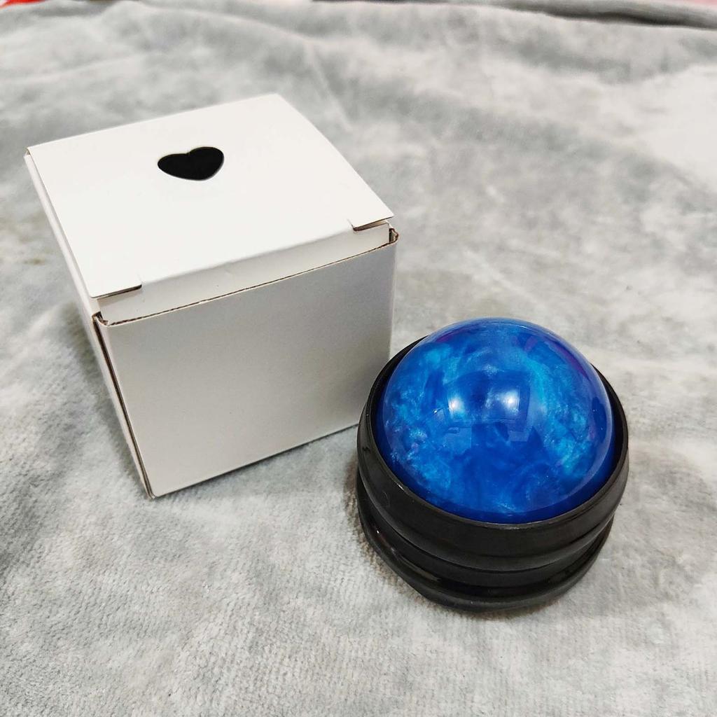 Mini Manuelle Therapie Körpermassageball 360 Grad Drehdesign Selbstmassagegerät für Rücken Schultern Fußmassage