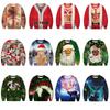 Festive Men's Christmas 3d Graphic Print Pullover Hoodie Sweatshirt With Soft Material