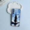 B-Bleach- anime- Rukia- Kuchiki Black Soft Silicone Phone Case for Samsung S25, S24, S21, S22, S23, S30, Ultra, S20, Plus, Lite
