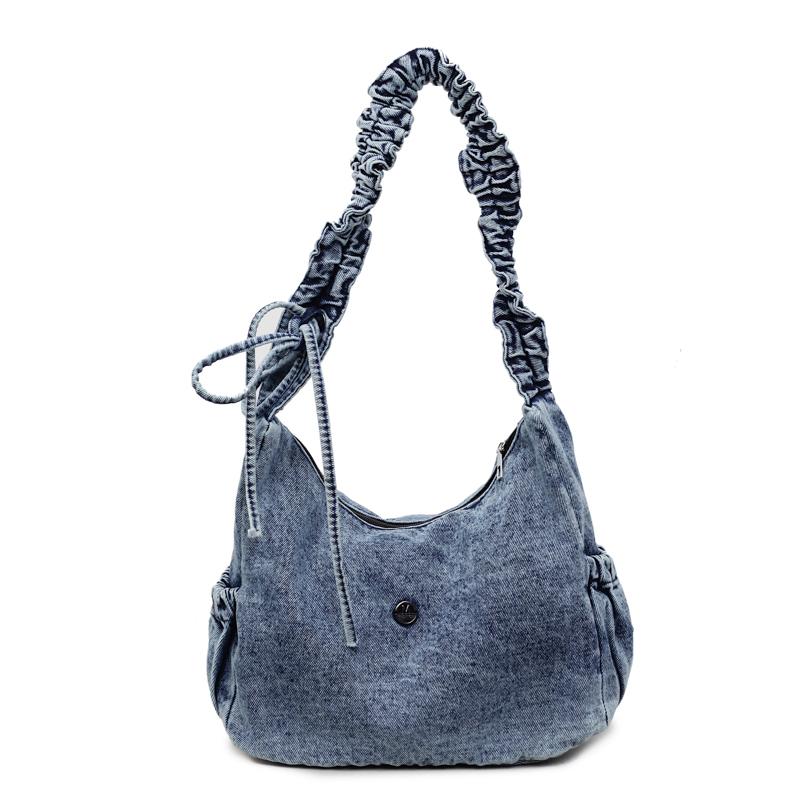 Fashi Large Capacity Spring Versatile Simple Commute Shoulder Bags 2026 High Quality Denim Super Cool Women's Crossbody Bags
