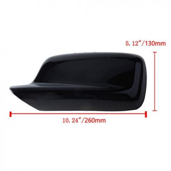 1X Right Gloss Black Mirror Cover Covering Cap for BMW E46 E65 E66 E67 2005~18