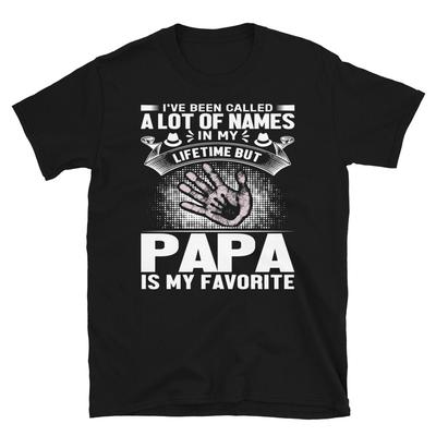 PAPA Favorite Name Father's Day Papa Funny Dad T-Shirt