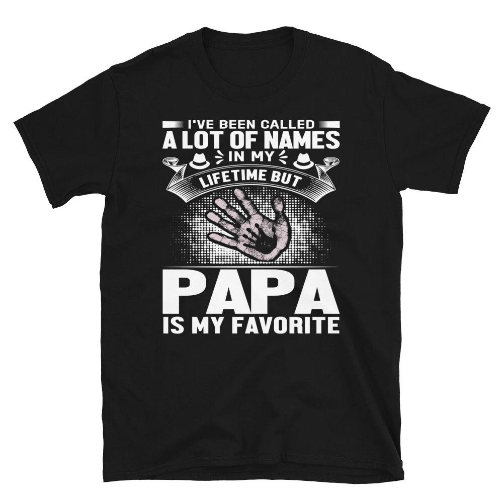 PAPA Favorite Name Father s Day Papa Funny Dad T-Shirt XL