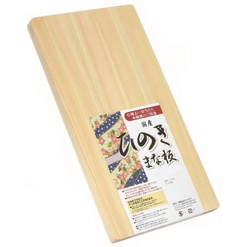 Umezawa Wooden Cutting Board, Hinoki, 38 x 20 x 2 cm, Made in Japan, 153647