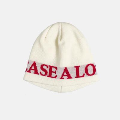 Logo Jacquard Beanie - Ivory