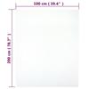 136243 vidaXL Draps-housses Jersey 2 pcs Blanc 100x200 cm Coton