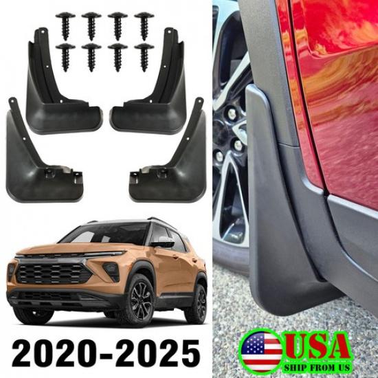 

4x For Chevrolet Trailblazer -2025 Mud Flaps Splash Guards Front Rear Fender