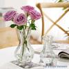 Trendy Retro Vase for Fresh Flowers & Lucky Bamboo - Nordic Style Glass Vase