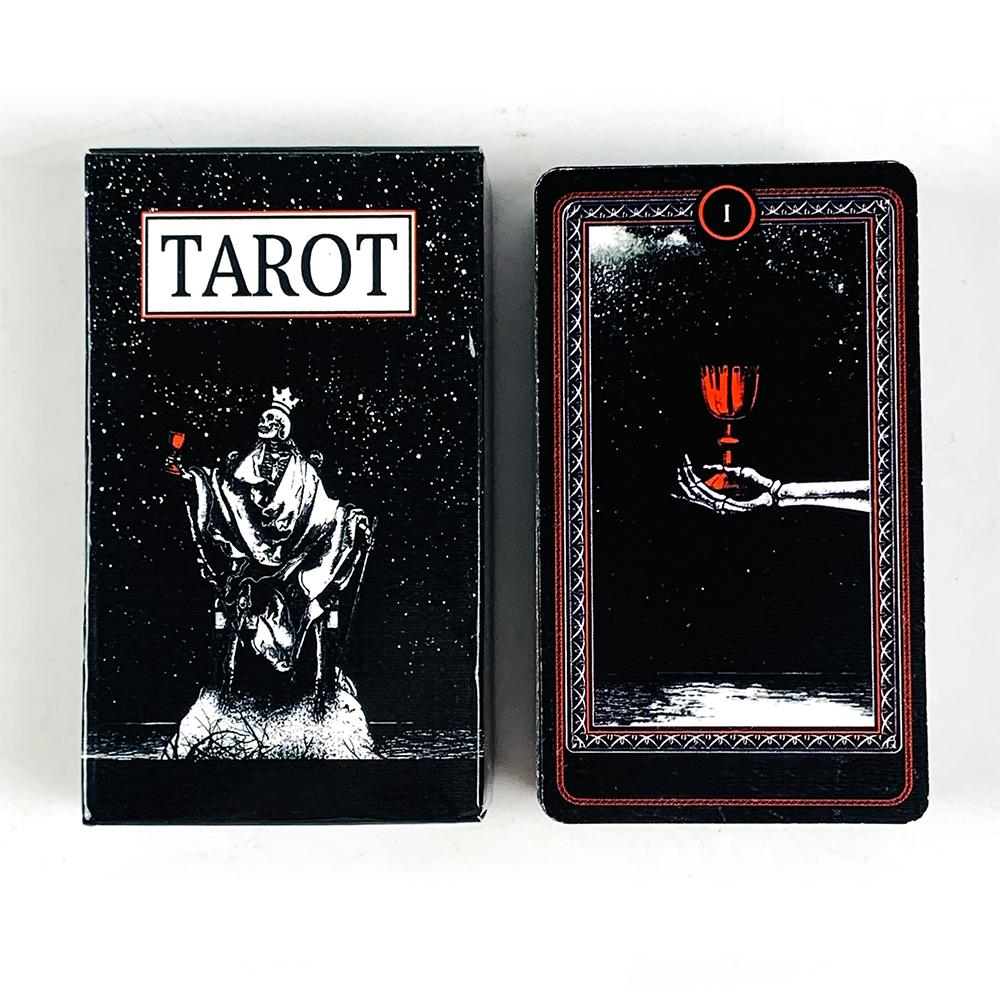 Heiß verkaufte Tarotkarten Familienzusammenkunft Freizeitunterhaltungskarten Vorhersage Wahrsage-Deck Tarot-Brett Spielkarten-Spiel